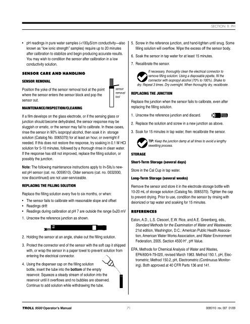 TROLL 9500 Operator's Manual - Geotech Environmental Equipment