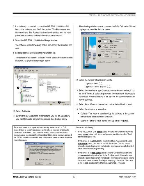 TROLL 9500 Operator's Manual - Geotech Environmental Equipment