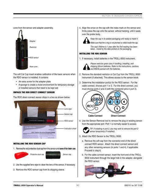 TROLL 9500 Operator's Manual - Geotech Environmental Equipment