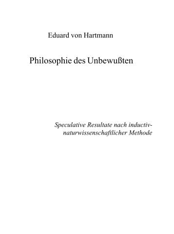 26-Hartmann, Eduard von - Philosophie des Unbewußten - anova