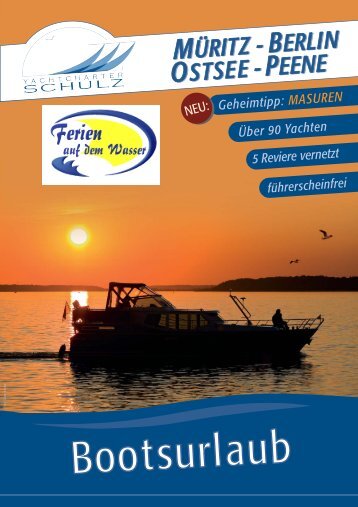 Katalog Yachtcharter Schulz - Hausboot mieten