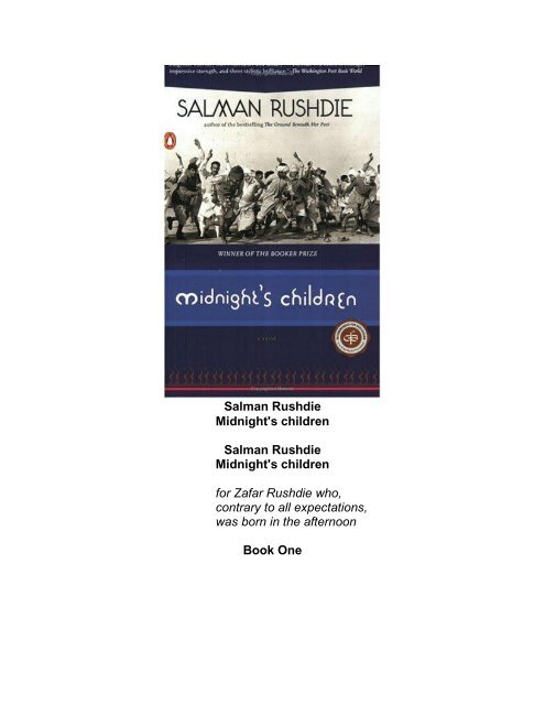 Salman Rushdie, Midnight's Children - nikunjrandar