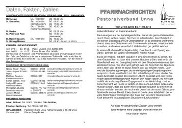 PFARRNACHRICHTEN 27.04..2013.pdf - Pastoralverbund Unna
