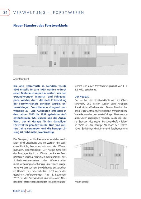 Aktuelle Ausgabe Eschen Info 1/2013 (PDF) - Gemeinde Eschen