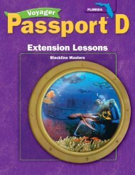 Extension Lessons - Voyager Learning