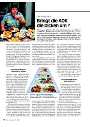 Bringt die AOK die Dicken um ? - Dr. med. univ. Alois Dengg