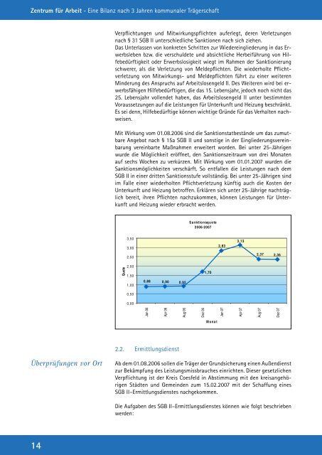 Eine Bilanz nach 3 Jahren - Jobcenter Kreis Coesfeld