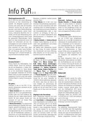 Info PuR 2/95 - Baugewerbliche Berufsschule Zürich