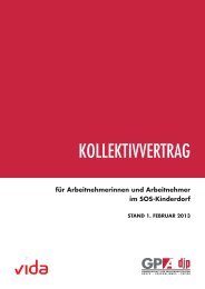 SOS-Kinderdorf Kollektivvertrag