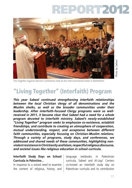 Read More - Sabeel, Ecumenical Liberation Theology Center