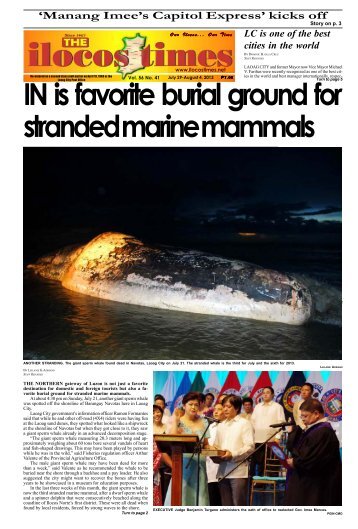 V56 N41 July 29-August 4, 2013.PMD - Ilocos Times
