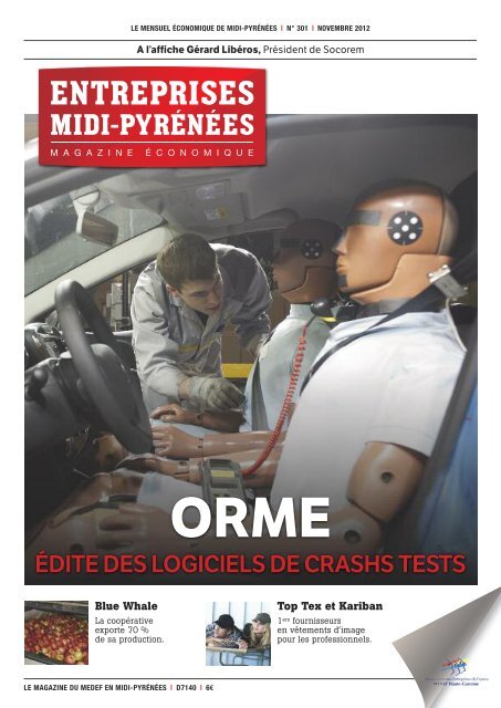 édite des logiciels de crashs tests - CLER Verts