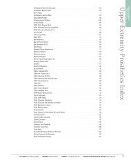 Upper Extremity Prosthetics Index - Hosmer