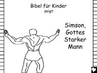Samson Gods Strong Man German CB - Bible for Children
