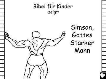 Samson Gods Strong Man German CB - Bible for Children