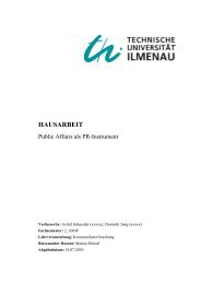 Public Affairs als PR-Instrument - TU Ilmenau Blogs