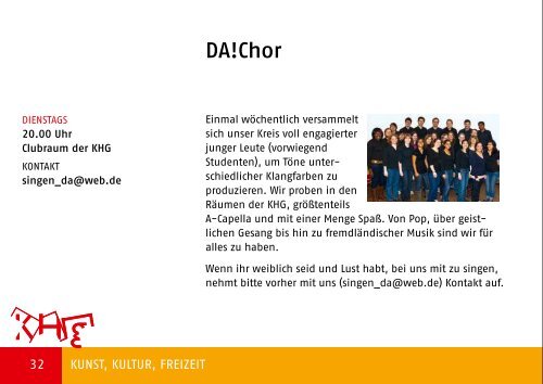 KHG Sommersemester 2013 - Katholische Hochschulgemeinde ...