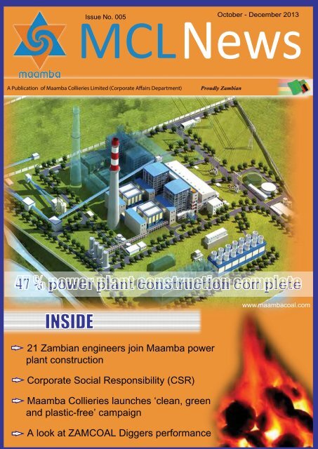 October 2013 (PDF) - Maamba Collieries Limited (MCL)