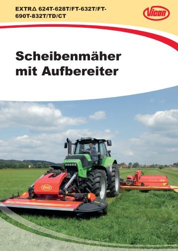 Vicon Mähwerke mit Aufbereiter - Agriott