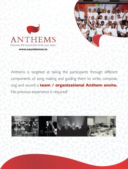 Anthems - Inspire! Imagine! Innovate!