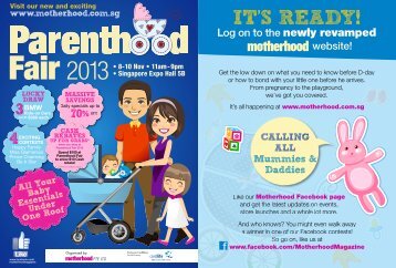 Parenthood Fair 2013 Discount Brochure - Motherhood
