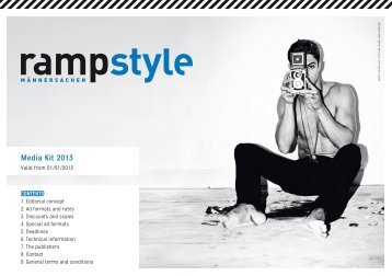 Media Kit 2013 - Ramp Magazin