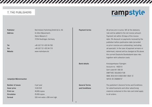Media Kit 2013 - Ramp Magazin
