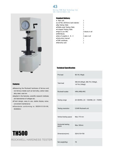 Testing Equipment - Eurobasegroup LTD