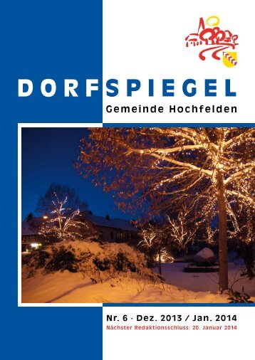 6 Dezember/Januar - Gemeinde Hochfelden