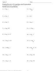 Algebra 2 - Finding Inverses of Logarithms and Exponentials -.pdf