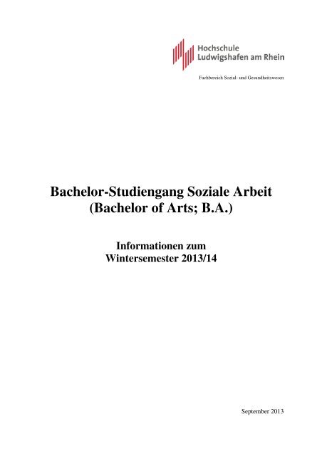 Bachelor-Studiengang Soziale Arbeit - Hochschule Ludwigshafen ...