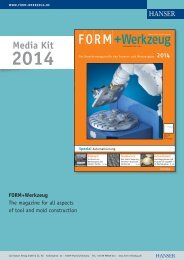 FORM+Werkzeug - Hanser Mediacenter