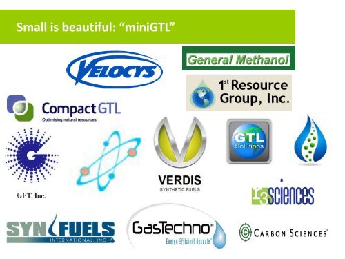 Small Scale Gas Monetization via miniGTL Options