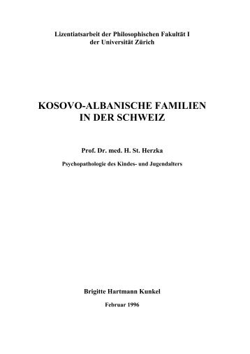kosovo-albanische familien in der schweiz - albanisches-institut