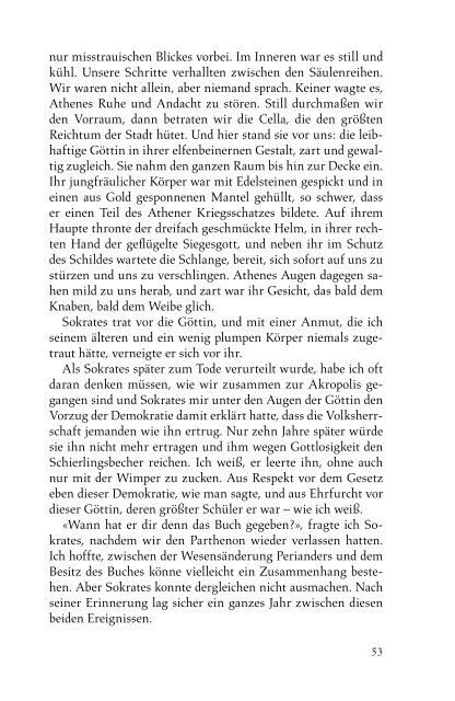 mord im garten des sokrates - Verlag Josef Knecht