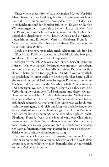 mord im garten des sokrates - Verlag Josef Knecht