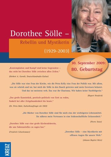 Download - über Dorothee Sölle