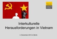 Interkulturelle Herausforderungen in Vietnam, Eiko Csapo, Mierke ...