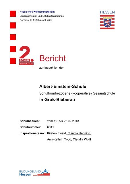 Bericht - Albert-Einstein-Schule Groß-Bieberau