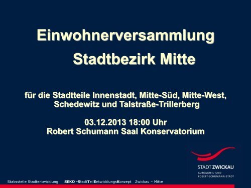 Präsentation (*.pdf, 2971 KB) - Stadt Zwickau