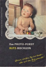 Photo Porst - Blitzbüchlein - Photographica