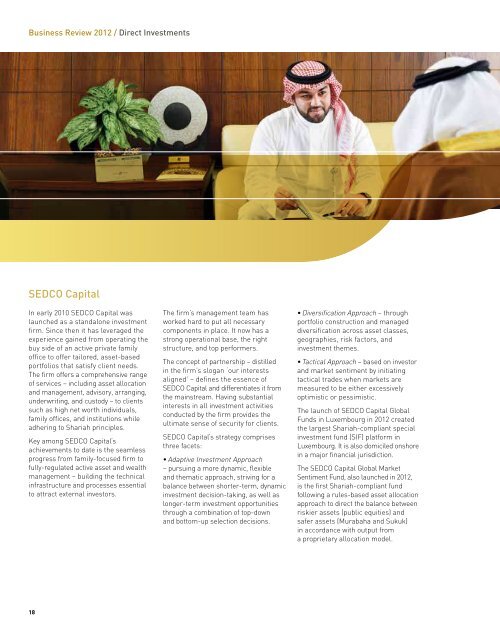 SEDCO Holding Annual Report 2012