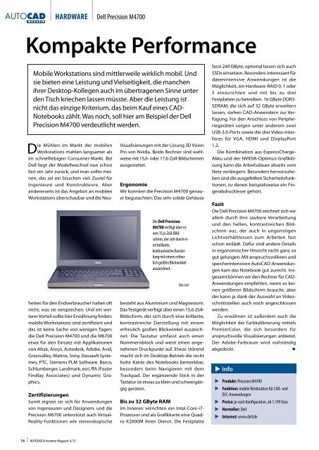 3D-PDF für jedermann - AUTOCAD Magazin