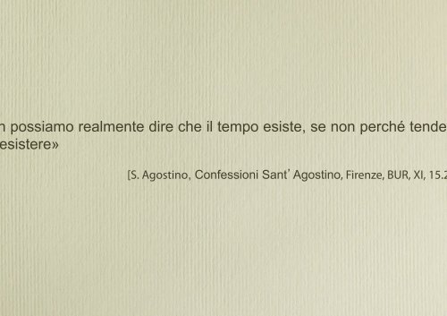 Anima e tempo secondo Agostino - Portale Filosofico