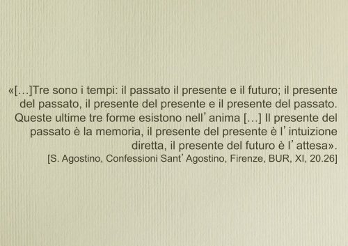 Anima e tempo secondo Agostino - Portale Filosofico