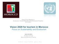 Sustainability and Ecotourism in Vision 2020 for tourism in Morocco