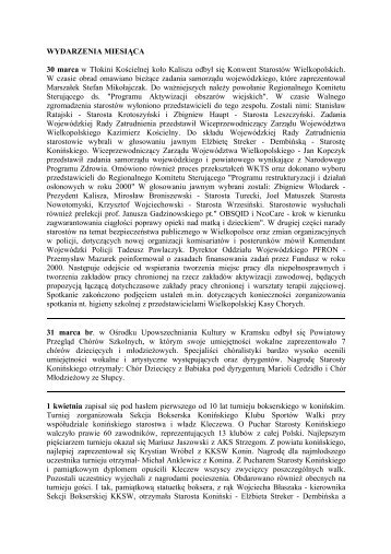 Biuletyn Informacyjny Powiatu Konińskiego nr 4(9) - Powiat koniński