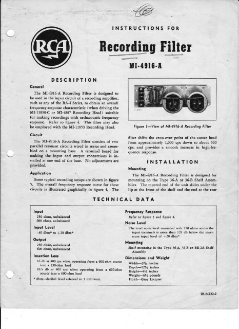 RCA_MI-4916-A - Preservation Sound