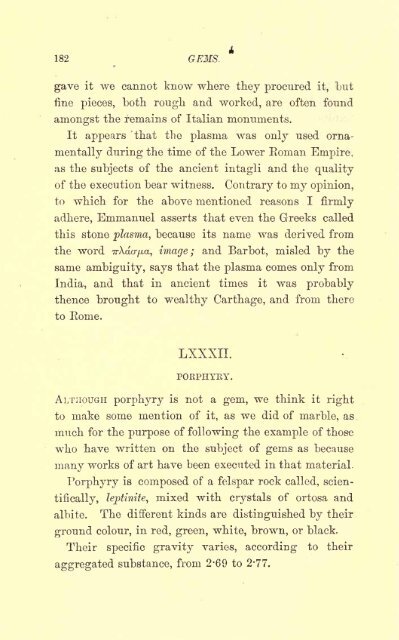 Gems Notes and Extracts Augusto Castellani, Mrs. John Brogden 1871