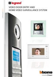 vidEO dOOr EnTry And hOmE vidEO sUrvEiLLAnCE ... - Legrand
